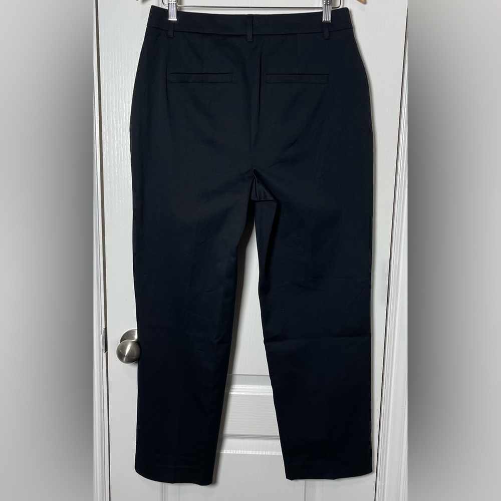 BODEN Kew Bi-Stretch Trousers Black Cotton Size 8 - Picture 4 of 10